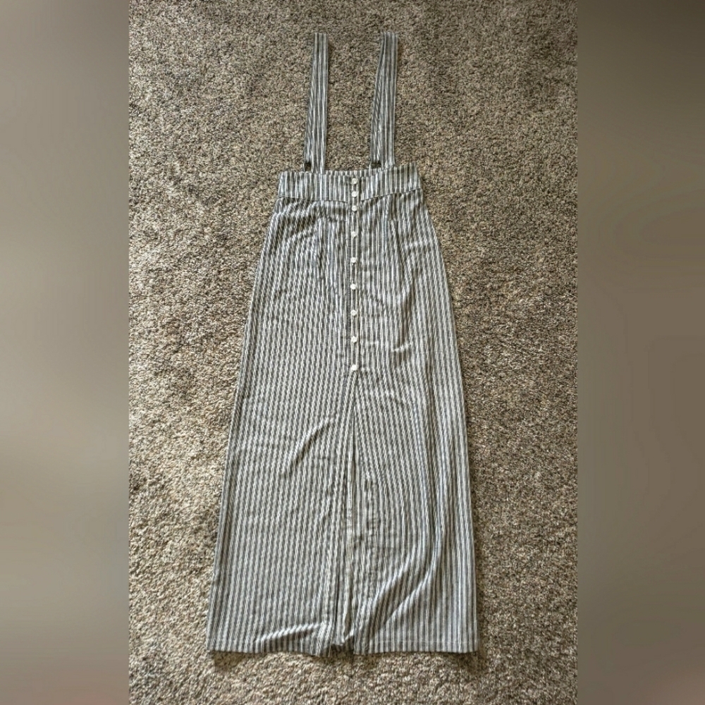 En Creme| Spaghetti Strap Button Up Sundress